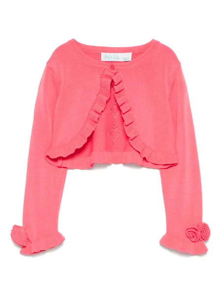  Abel & Lula Openwork Cardigan - Pink 