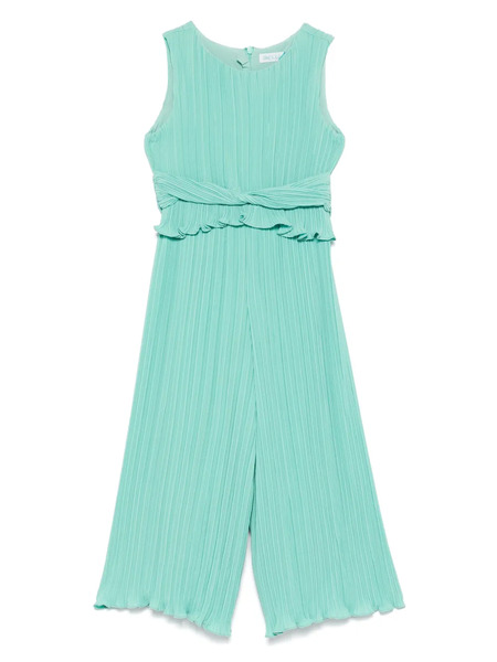  Abel & Lula Plissé Jumpsuit - Green 