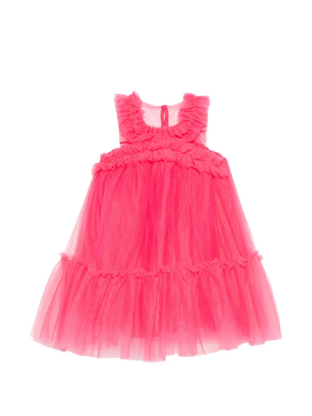  Abel & Lula Ruffled Tiered Dress - Pink 