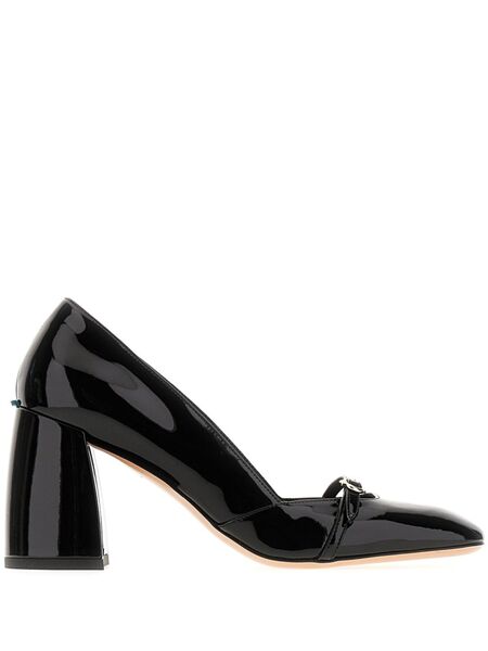  A.bocca Leather Pumps - Black 