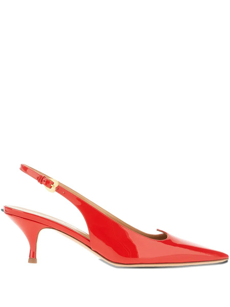  A.bocca 55mm Leather Pumps - Red 