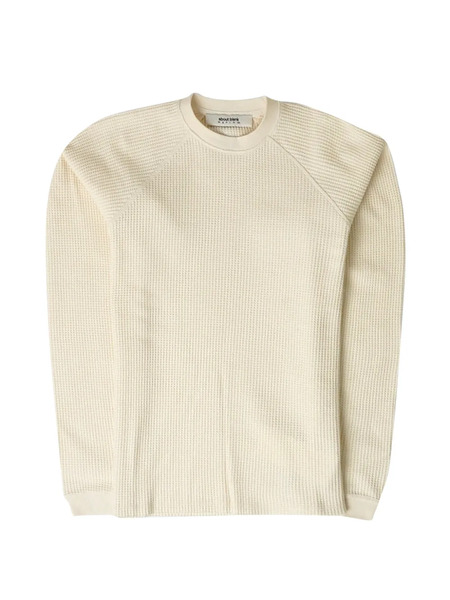  Aboutblank Waffle Long-sleeve Sweater - Neutrals 