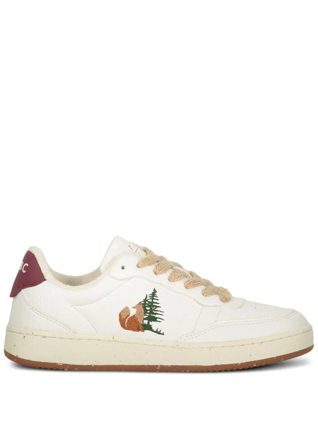 Acbc Fox-embroidered Sneakers - White 