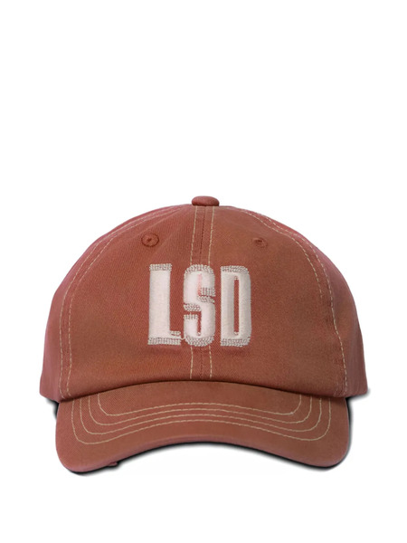  Achm Slogan-appliqué Baseball Cap - Brown 