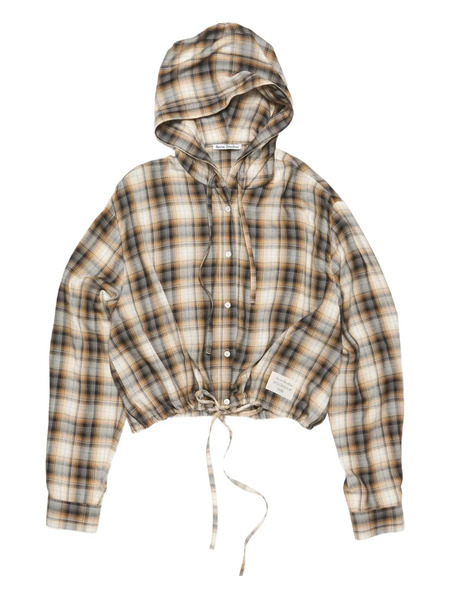  Acne Studios Checked Shirt - Neutrals 
