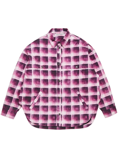  Acne Studios Checked Shirt - Pink 