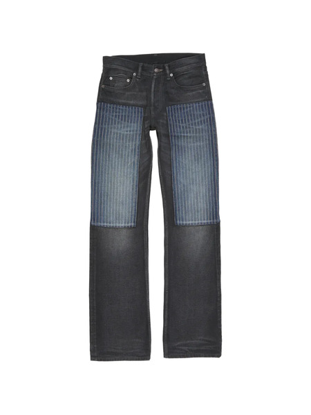  Acne Studios Contrast-panel Jeans - Black 