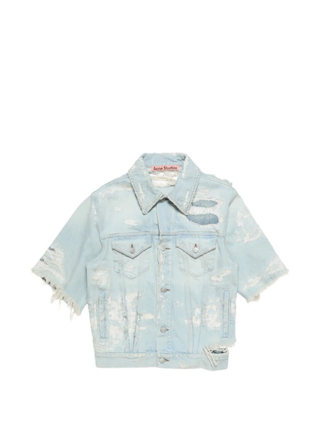  Acne Studios Distressed Denim Jacket - Blue 