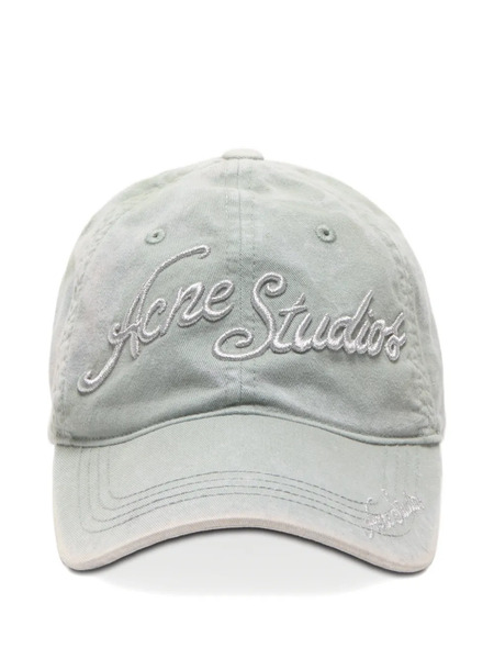  Acne Studios Embroidered Cap - Grey 