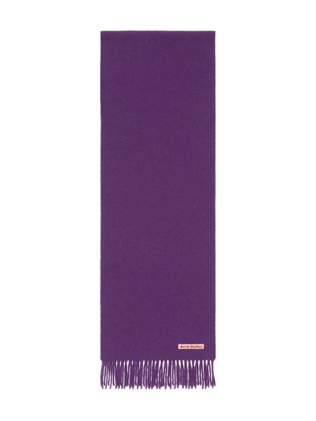  Acne Studios Fringed Scarf - Purple 