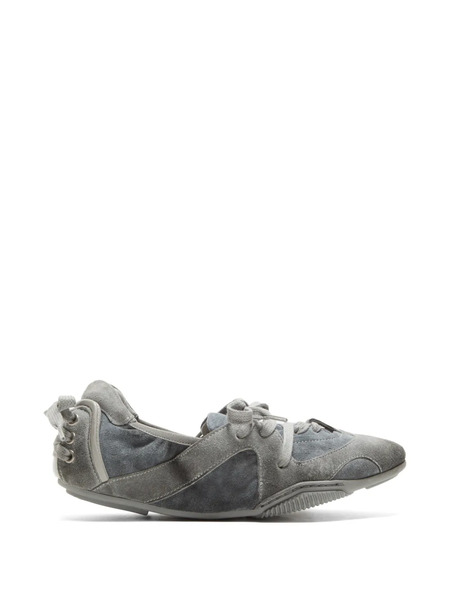  Acne Studios Laced Panelled Sneakers - Grey 