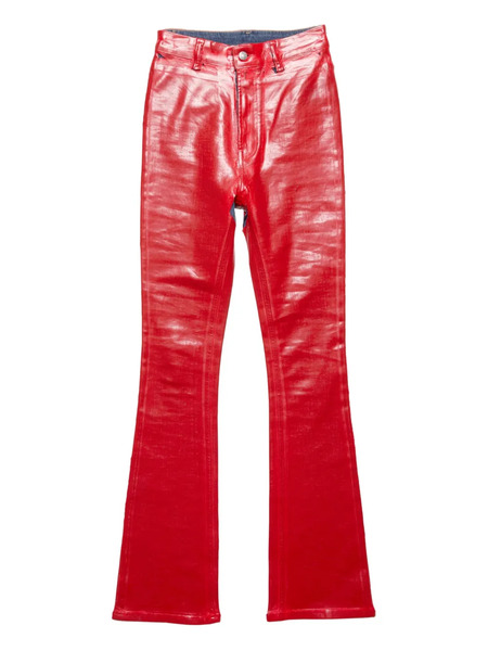  Acne Studios Latex Flared Trousers 