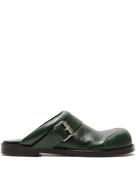  Acne Studios Leather Mules - Green 