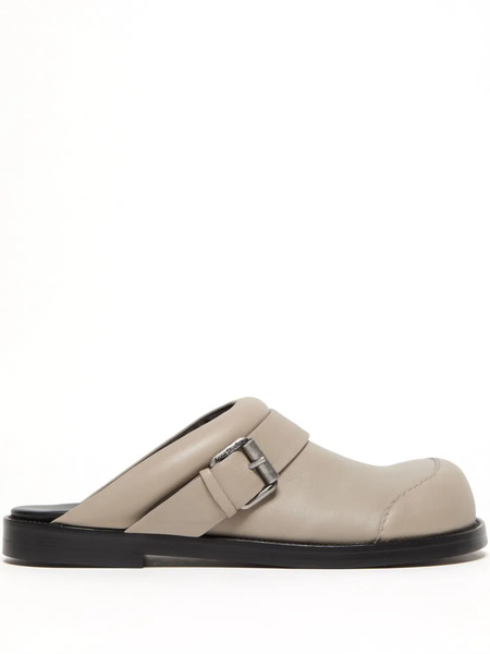  Acne Studios Leather Mules - Neutrals 