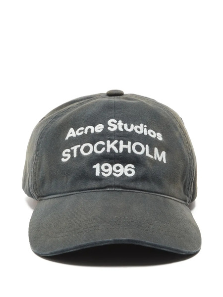  Acne Studios Logo-embroidered Hat - Black 