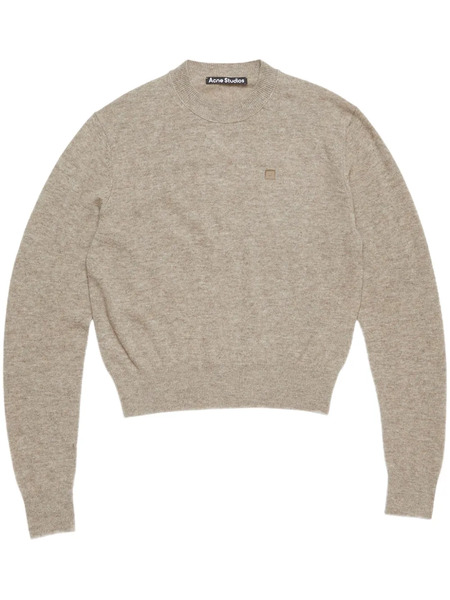  Acne Studios Logo-patch Sweater - Neutrals 