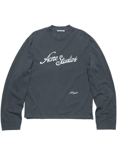 Acne Studios Logo Sweatshirt - Grey 