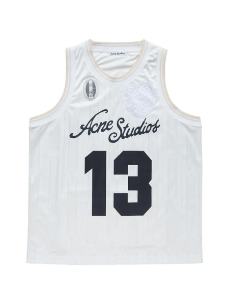  Acne Studios Logo Vest - White 