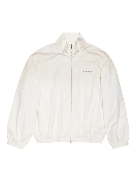  Acne Studios Logo Zipper Jacket - White 