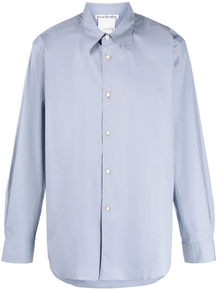  Acne Studios Long-sleeve Button-down Shirt - Blue 