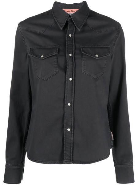  Acne Studios Long-sleeve Denim Shirt - Grey 