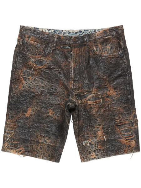  Acne Studios Monogram Shorts - Brown 