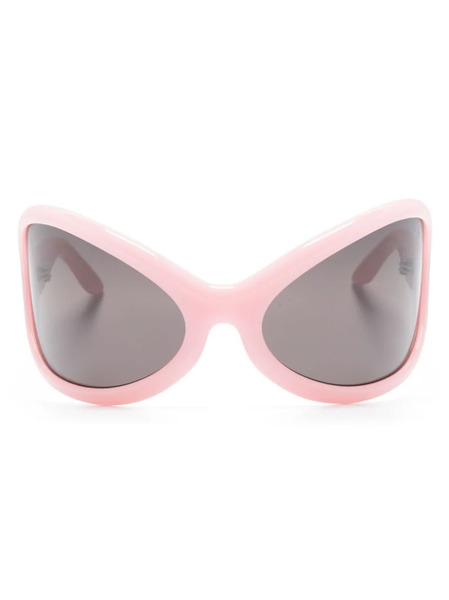  Acne Studios Oversized Round-frame Sunglasses - Pink 