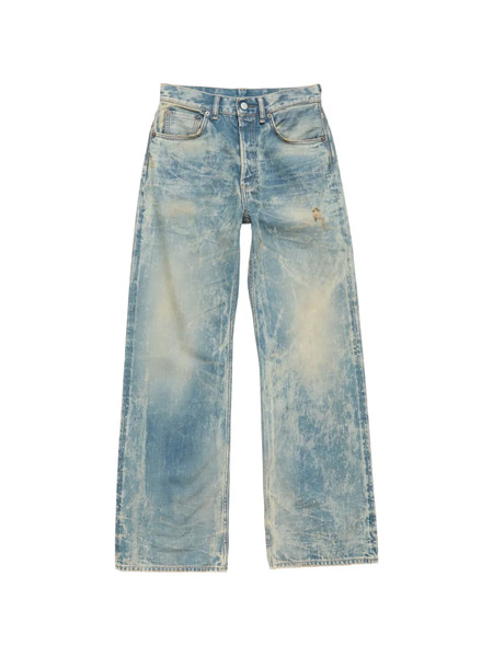  Acne Studios Patch Denim Wide-leg Jeans - Blue 