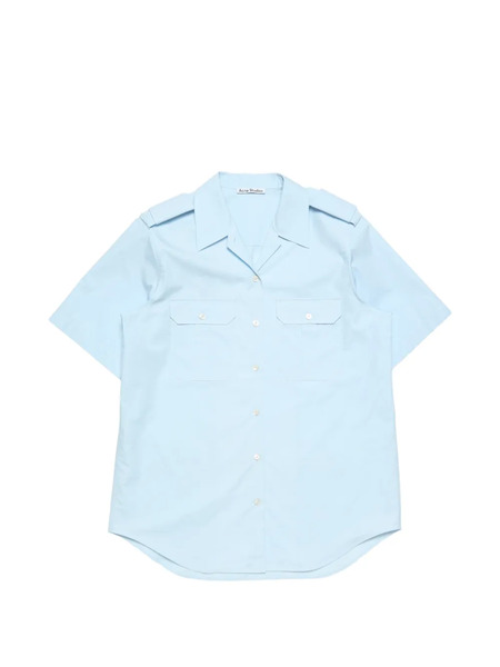  Acne Studios Patch-pocket Shirt - Blue 