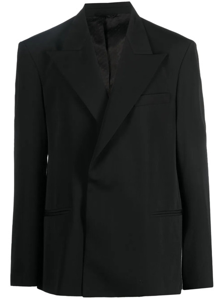  Acne Studios Peak-lapel Double-breasted Blazer - Black 