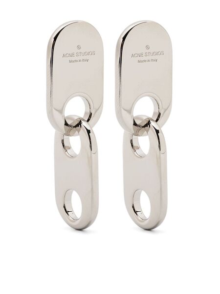  Acne Studios Polished Drop Earrings - Silver 