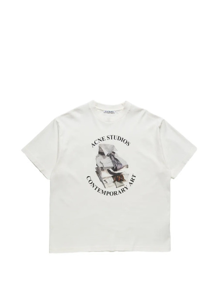  Acne Studios Printed T-shirt - Neutrals 