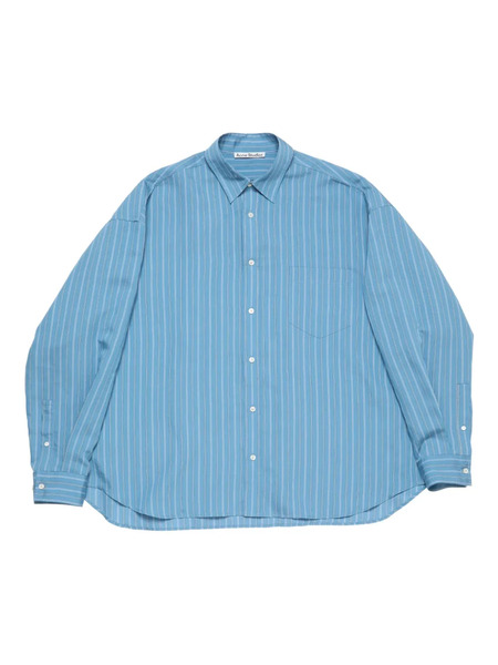  Acne Studios Striped Button-up Shirt - Blue 