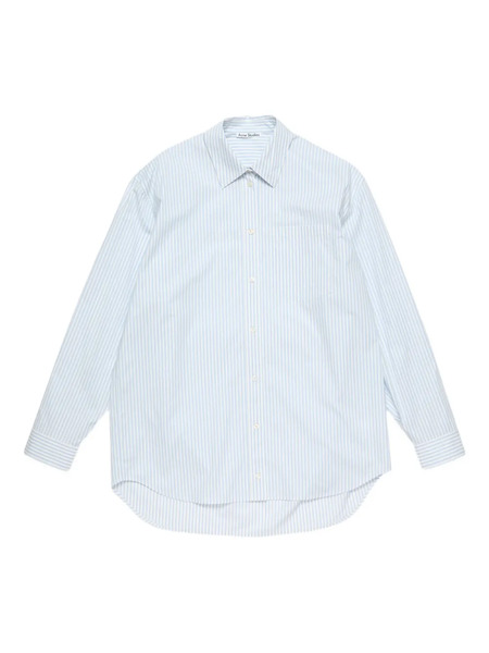  Acne Studios Striped-pattern Pocket Shirt - White 