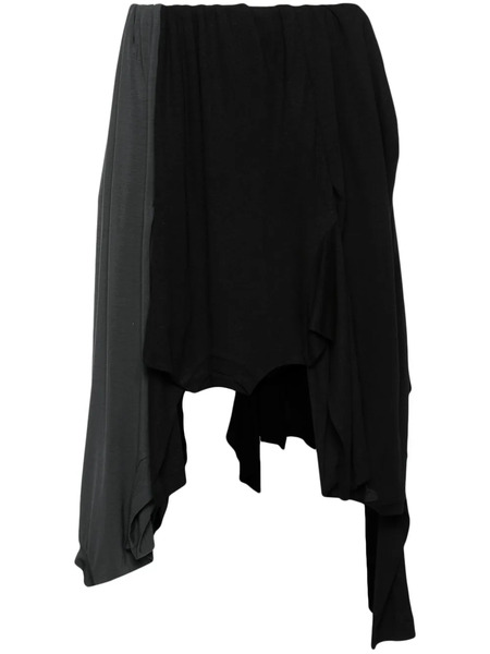  Acne Studios T-shirt Patchwork Skirt - Grey 