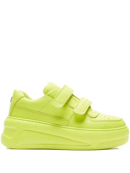  Acne Studios Touch-strap Platform Sneakers - Green 