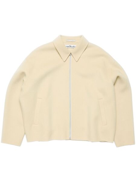  Acne Studios Wool Zip-up Jacket - Neutrals 