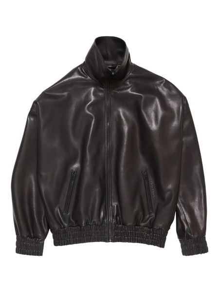  Acne Studios Zip-up Leather Jacket - Black 