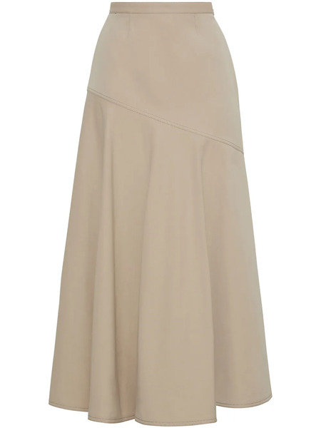  Adam Lippes Tess Midi Skirt - Neutrals 