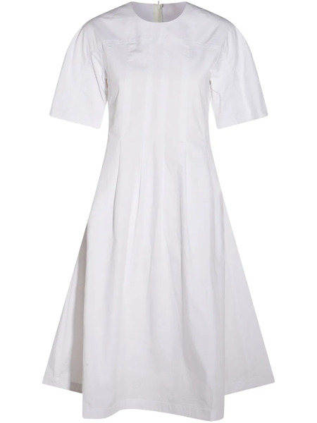  Add Cotton Midi Dress - White 