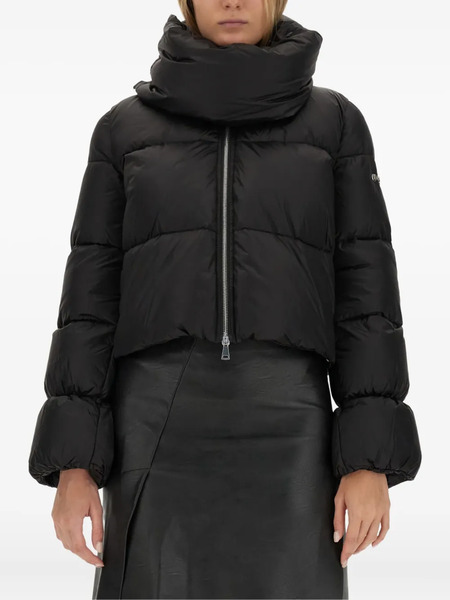  Add Funnel-neck Puffer Jacket - Black 