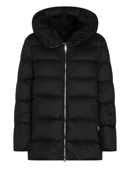  Add Hooded Zip Coat - Black 