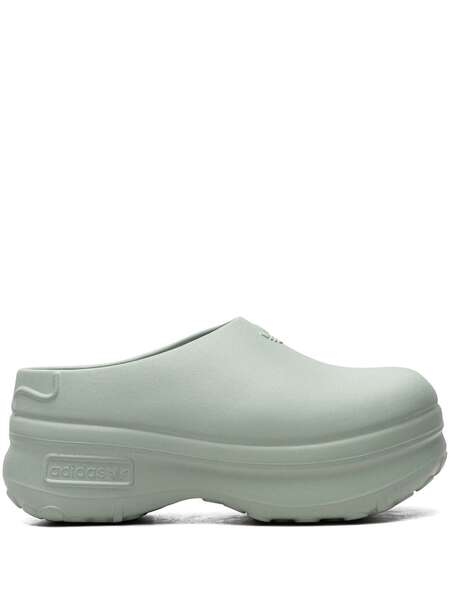  Adidas Adifom Stan Smith silver Green Mules 