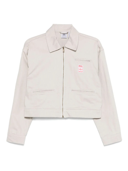  Adidas Aop Cropped Jacket - Neutrals 