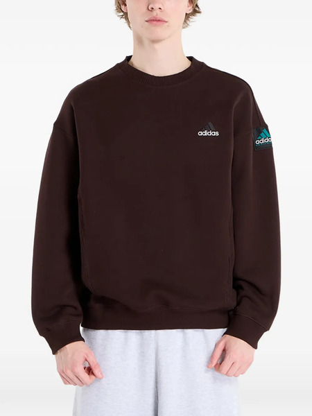  Adidas Crew-neck Sweatshirt - Brown 