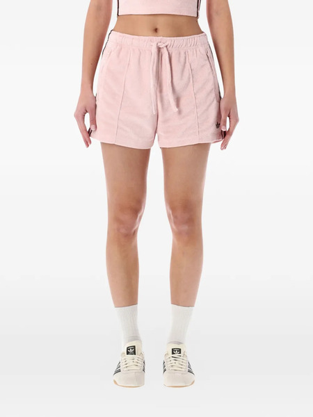  Adidas Firebird Drawstring Shorts - Pink 