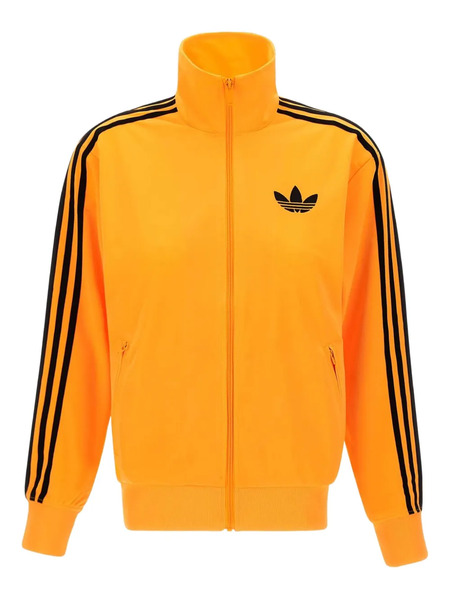  Adidas Firebird Three-stripe Sweat Jacket - Orange 