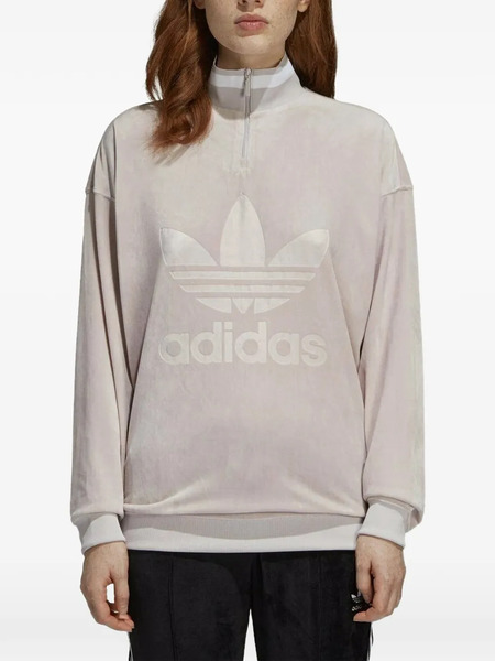  Adidas Half-zip Sweatshirt - Neutrals 