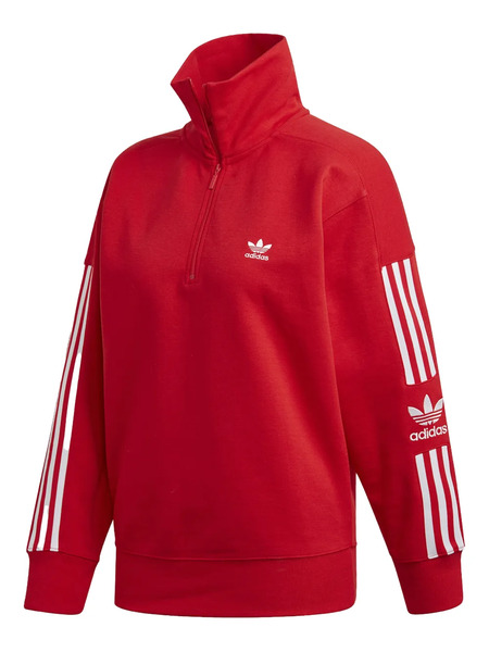  Adidas Half-zip Sweatshirt - Red 