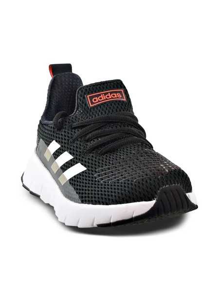  Adidas Kids Asweego solar Red Sneakers - Black 